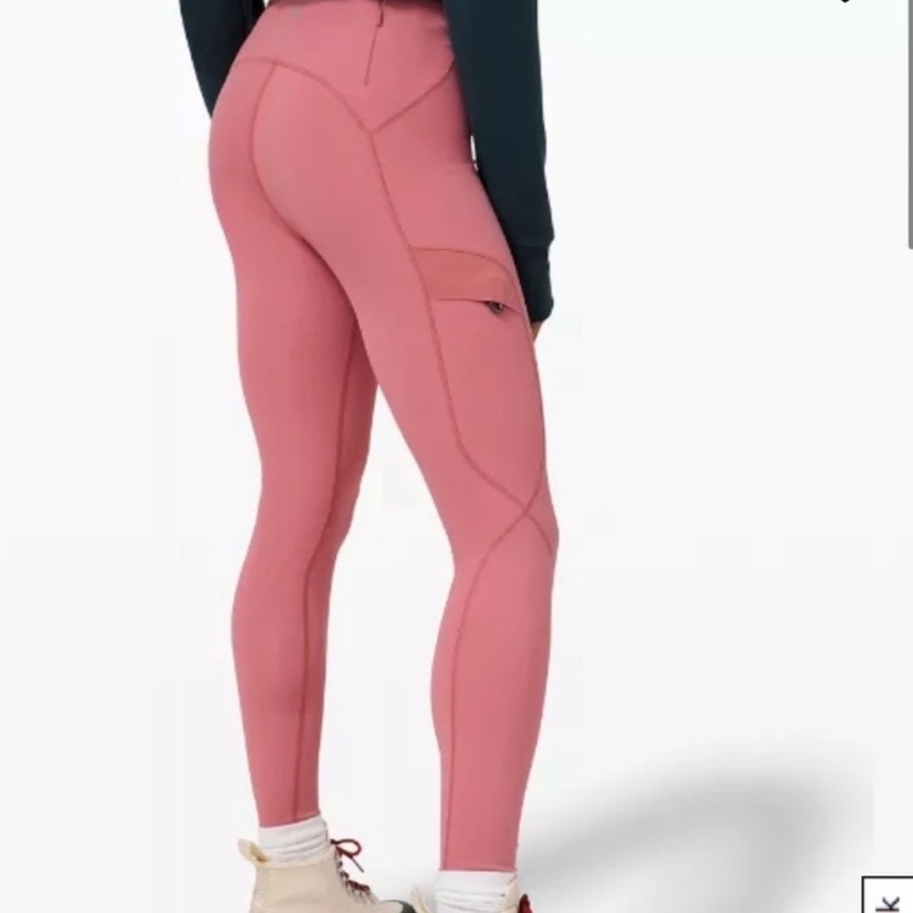 Lululemon Break a Trail Super High-Rise Tight Size 4  in Briar Rose